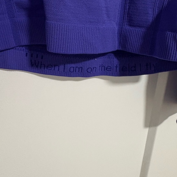 Ivivva‎ by Lululemon Purple Fly Tech Long Sleeve Athletic Kid's Top Girl's 10 - Picture 3 of 7